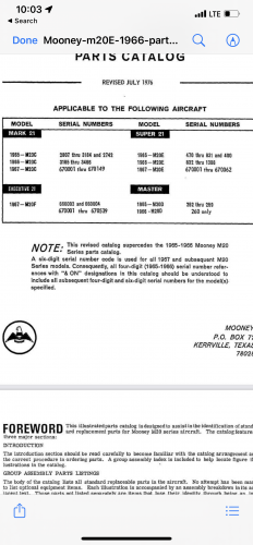 More information about "M20 Parts Catalog 1965-1967 76’ Revision"