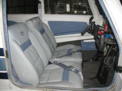 New Aero Comfort interior w/Don Maxwell doing the install.