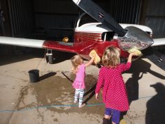 Washing the Mooney - 2