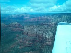 Downwind for 27 at Sedona AZ