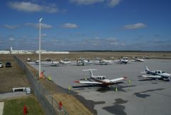 A few mooney's on the ramp