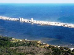 Shoreline in Gulf Shores