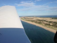 Final approach into Provincetown