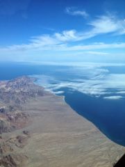 Flying North to Calexico from Loreto