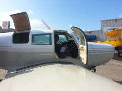 Daddy Daughter Photo Op during the Southern Avionics Acquisition by Continental Motors.