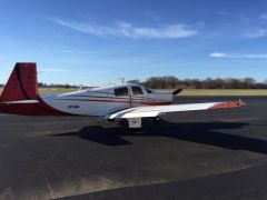 Mooney 1973 M20E...great day to fly