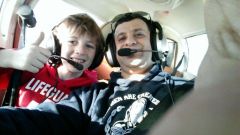 Father & Son flying