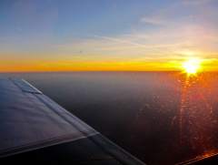 IPT To TTN 032212 7000 Ft sunset