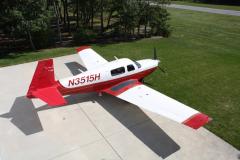 N3515H on Hangar Pad at Falmouth Airpark