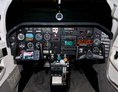 Completed instrument panel