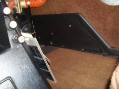 Kick panels were replaced by two from Plane Plastics in Alva.  They were the only bad plastic in the airplane