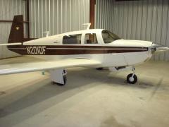 In the hanger, all cleaned up for the trip to KSAT for it's new interior