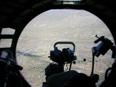 From the Bomber Station (nose)