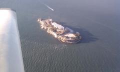 Alcatraz off the wing