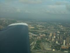 Flying the I10 corridor in Houston