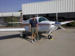 Dan with Prop'r Aire on static display at KROC Wings 2010