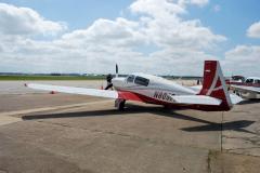 Don's stolen (borrowed/flight testing) Acclaim -- the seats are awesome