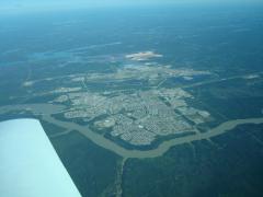 Thompson Manitoba from 8,000'