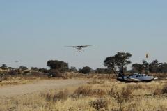 Who said a Mooney can't rough it. Long weekend on my Kalahari farm with friends arriving in a C182.