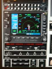 Radio stack is identical with KMA24, Garmin 530W, KX155, KT76A and KFC200.  The 530 uses the Garmin 530 simulator and is extemely close to the real unit