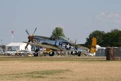 The Mustang I take care of at Osh 2012