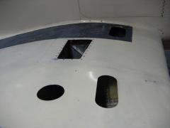 completed tank access hole