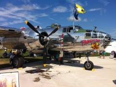 A fine day at Oshkosh 2012!  (B25- "Panchito")