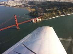 New Year's Eve afternoon over San Francisco