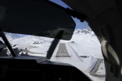 French mountain airfield Courchevel LFLJ