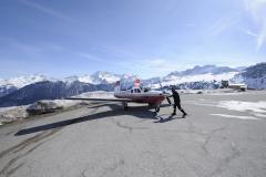 French mountain airfield Courchevel LFLJ