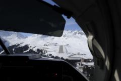 French mountain airfield Courchevel LFLJ