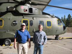 French Made Presidential Helo at Leadville for Altitude Testing 2008