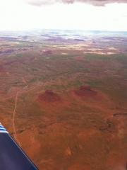 Interesting buttes in Arizona just over the New Mexico border.