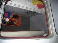 Baggage Compartment with new fabric/carpet