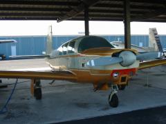 Sitting in the shade hangar