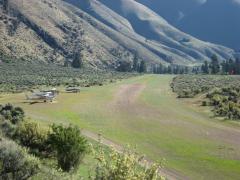 View from hill at the end of the runway