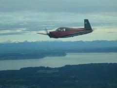 Over the puget sound