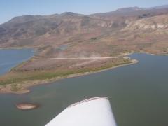 Owyhee Reservoir State  after takeoff