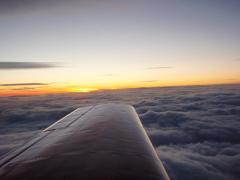 Sunset at 18000ft over OR