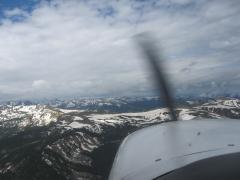 Crossing the ridge to Aspen