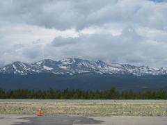 Rockies as seen from Leadville ramp