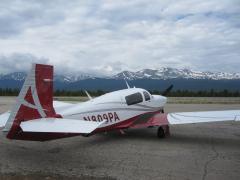 Papa Alpha at Leadville with the Rockies