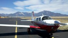 Sitting on the ramp in beautiful Taos, NM.