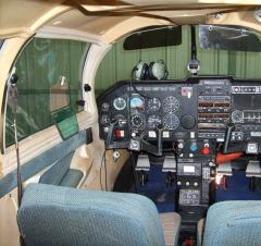Old interior - cockpit