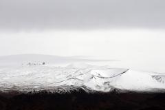 Mauna Kea summit from 12,000 ft.