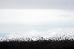 Mauna Kea summit from 12,000 ft.