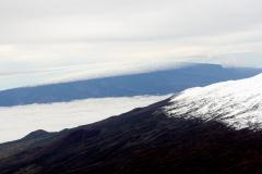 Mauna Kea slope with Mauna Loa in background.  Shot at 12,000 MSL