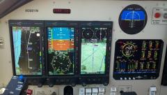 My panel while cruising up the NW coastal area at 8000 ft