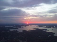 Lake Lanier, Ga. @Sunset 10/18/10