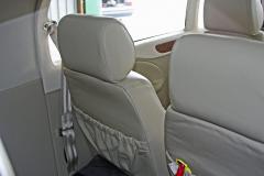 Interior (2) - back of rear seats - seats are easily removable - at time of  photo leather had not yet shrunk - now tight without wrinkles